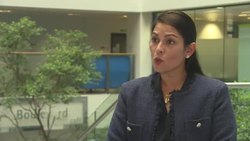 Priti Patel comments on Black Lives Matter protester removing Statue in Bristol News Clip