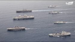 The Extreme Technique Used by US Aircraft Carriers to Protect Each Other Instructional Video