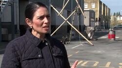 Priti Patel visits a police training facility News Clip