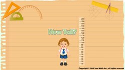 How Tall (Convert mixed numbers with a denominator of 10 or 100 to decimal numbers) Instructional Video