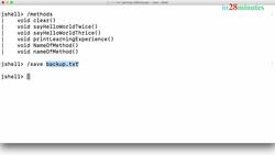Learn Java from Scratch - A Beginner's Guide - Step 03 - Programming Tip - Editing Methods with JShell Instructional Video
