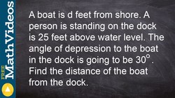 Word Problems with trigonometry and triangles Instructional Video