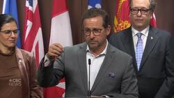 Blanchet troubled by Twitter, Conservative actions regarding CBC News Clip