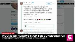 Stephen Moore Withdraws Bid for Fed Board Hours After Saying He Was 'All in' News Clip