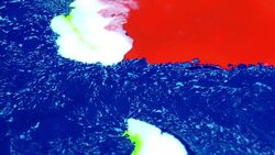 Abstract Colorful Mixing Oil And Paint Blasting Background Texture Stock Footage