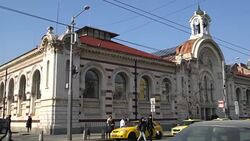 The Central Sofia Market (Hali) in Sofia, Bulgaria Stock Footage