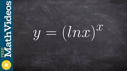 How to take the log of both sides to implicitly derive a function Instructional Video
