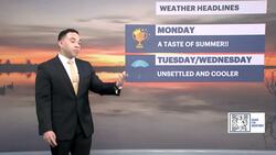 Summer feeling to start the workweek in the Hudson Valley; temps creep near 80 News Clip