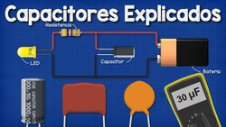 Capacitores Explicados - Los fundamentos funcionan los condensadores. Principio de funcionamiento Instructional Video