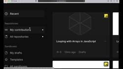 JavaScript Mastery from Zero to Hero - Prepare for Coding Interviews - How to Use CodeSandbox - The Dashboard and Templates Instructional Video
