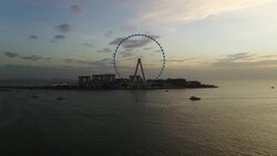 Ain Dubai: Drone Views of the World’s Highest Ferris Wheel Stock Footage