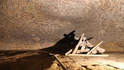Bulgaria, Rila Monastery - Old Medieval kitchen Stock Footage