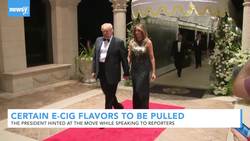 Trump Says Certain E-Cigarette Flavors Will Be Pulled From Market News Clip