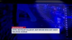 NYPD: Bicyclist fatally struck by Jeep on Melrose Avenue News Clip