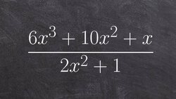 Dividing polynomials using long division Instructional Video