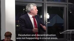 Gordon Brown takes aim at Tory 'corruption' as he launches report on the future of the UK News Clip