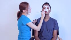 How to Paint a Dalmatian Face with Face Paint Instructional Video