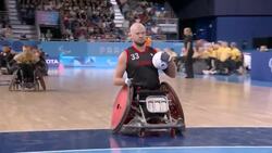 Zak Madell talks to Anastasia Bucsis about his wheelchair rugby success and road to retirement News Clip