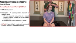 Cervical Rotation Lateral Flexion (CRLF) Test | Rationale & Interpretation Instructional Video
