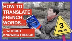 Learn How to Read French Words Without Knowing Any French Instructional Video