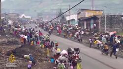 DR Congo conflict forces mass displacement near Goma, M23 denies allegations News Clip