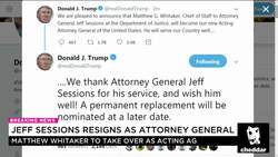 Breaking: Attorney General Jeff Sessions Forced Out by President Trump News Clip