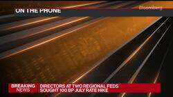 Directors at Two Regional Feds Sought 100 Bps July Hike News Clip