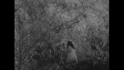 Korea, c.1951: In a mountainous area, two men hold their hands up at gun point Stock Footage
