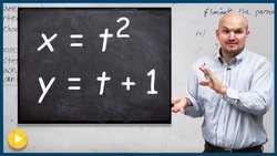 When eliminating the parameter gives you a sideways parabola Instructional Video