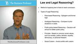 Understanding Law and Legal Reasoning Instructional Video