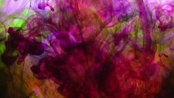 Abstract Colorful Color Spreading in Water Stock Footage