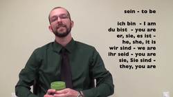 Sein - 3 Minuten Deutsch Lesson #7 - Deutsch lernen Instructional Video
