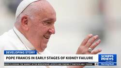 Pope is awake, resting on 10th day of hospitalization after early stages of kidney problem detected News Clip