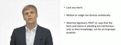 Frivolous Case - Litigation Instructional Video
