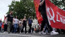 Protests against anti-protest bill in London, England News Clip