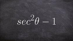How to use the pythagorean identity to simplify an expression Instructional Video