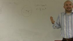 Finding the volume and the surface area of a sphere Instructional Video