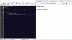 HTML Tutorial for Beginners(2022) - Mark Strikethrough text Instructional Video