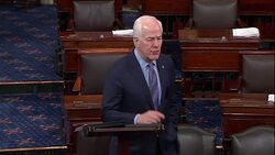 Senator Cornyn says Senate off track with Kavanaugh after Ford accusation held Stock Footage