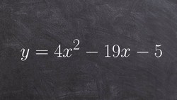Solve by factoring when a is greater than one Instructional Video