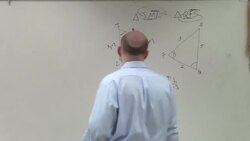 Determining the missing values of two similar triangles Instructional Video