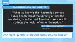 CDC Chief Says Racism Is 'Serious Public Health Threat' News Clip