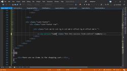 The Complete Guide to ASP.NET Core MVC (.NET 5) - Cart UI - Part 2 Instructional Video