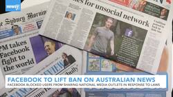 Facebook To Lift Ban On Sharing Australian News Sites News Clip