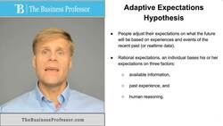 Adaptive Expectations Theory Instructional Video