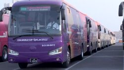 CLEAN : Qatar World Cup transport plan put to the test News Clip