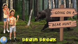 Going on a Bear Hunt | Bear Hunt Song | Brain Break Instructional Video