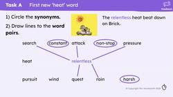 More rich vocabulary associated with heat Instructional Video