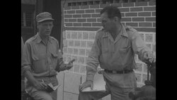 During Korean War, UN negotiators at peace talks in Kaesong, North Korea News Clip