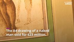 Michelangelo naked man sketch fetches record breaking sum at Paris auction News Clip